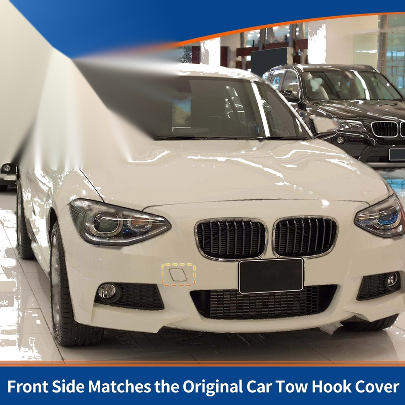 BMW 114i (2012-2014) Mineral Grey Front Tow Hook Cover