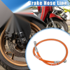Motorcycle Orange Hydraulic Brake Hose Line Pipeline 60cm