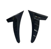 Glossy Black Car Side Wing Air Flow Fender Grill Intake Vent Trim Stickers