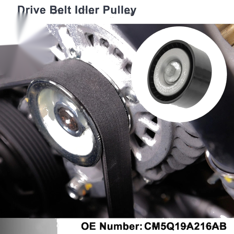 Ford Mondeo (2010-2020) - Black 1 Pc Drive Belt Idler Pulley