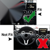 Mercedes Benz CLA SLK E C GLA-Class C117 Black Steering Wheel Trim Cover