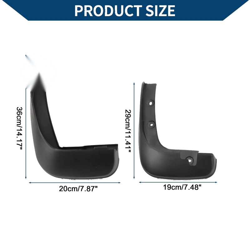 Honda Fit Hatchback Mud Flaps Splash Guards Front & Rear (2011-2013)