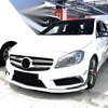 Benz W176 AMG Front Bumper Side Air Vent Trims (2013-2015)