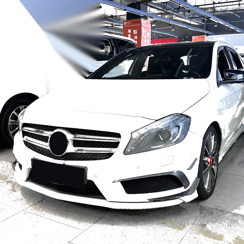 Benz W176 AMG Front Bumper Side Air Vent Trims (2013-2015)