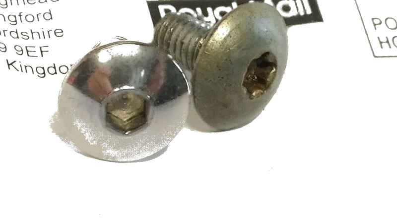 Dirt Bike Scrambler Motocross 10x Stainless Allen Truss Head Bolts m6x12mm
