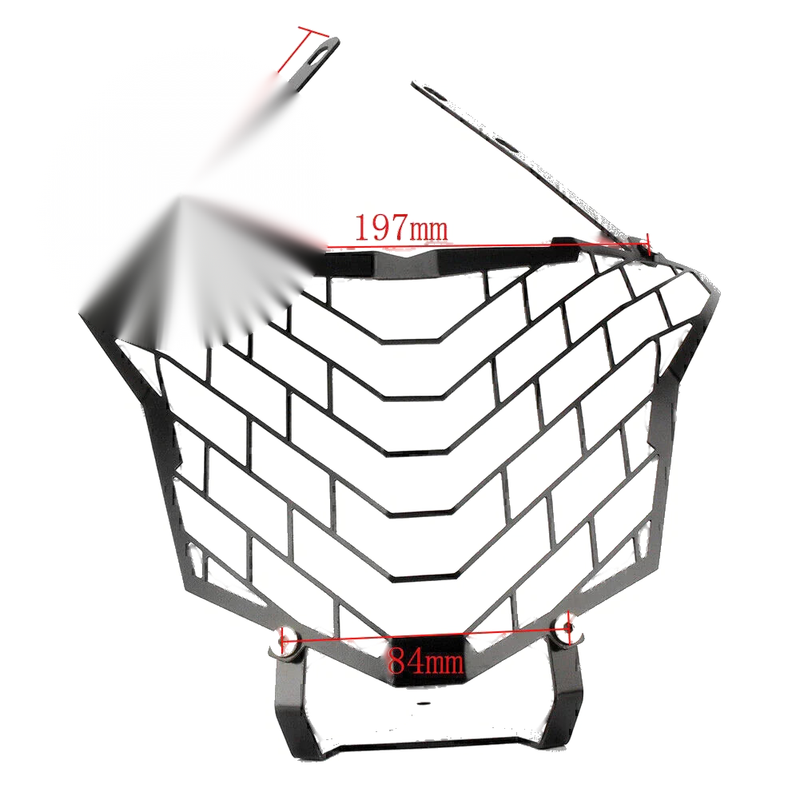 Honda CB500X (2016-2017) Black Headlight Grille Guard Cover