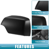 BMW X5 Black Pair Rearview Mirror Cover Cap