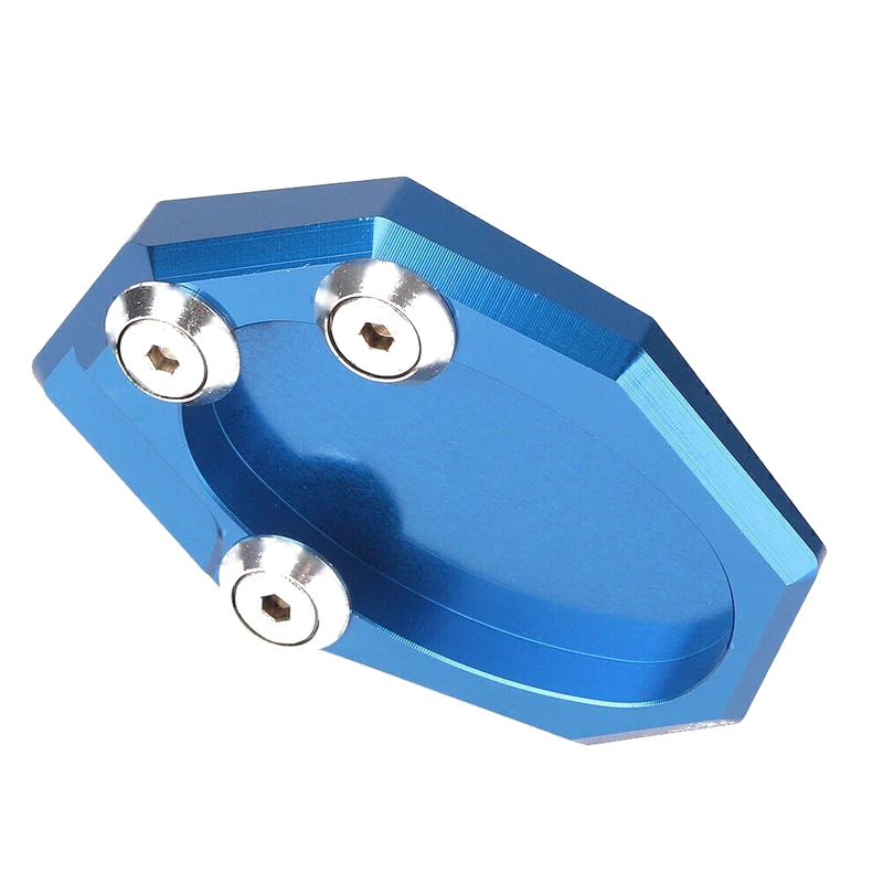 Kawasaki VERSYS 650 KLX250 (2010-2014) - Blue Kickstand Pad