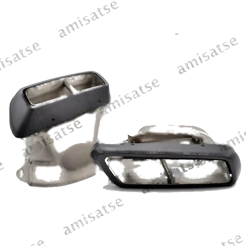 Benz W205 W212 W222 C217 R231 Stainless Steel Rear Bumper Exhaust Pipe (2014-2023)