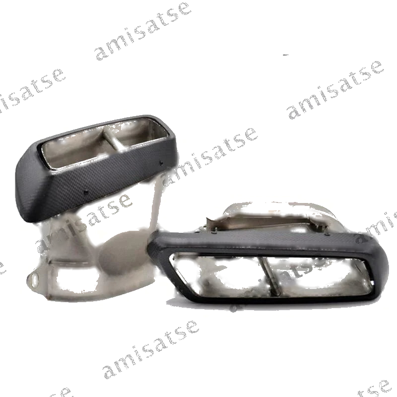 Benz W205 W212 W222 C217 R231 Stainless Steel Rear Bumper Exhaust Pipe (2014-2023)