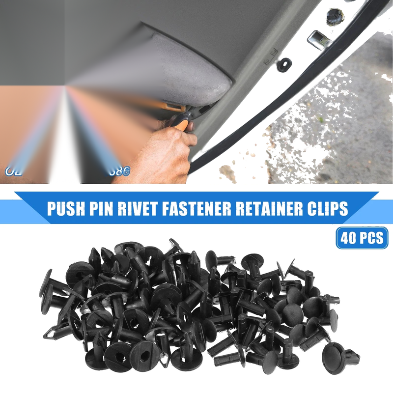 Buick Rainier 40 Pcs Car Push Pin Rivet Fastener Retainer Clips (2005–2007)