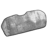 Subaru Forester Silver Black Rear Windshield Sunshade (2015)