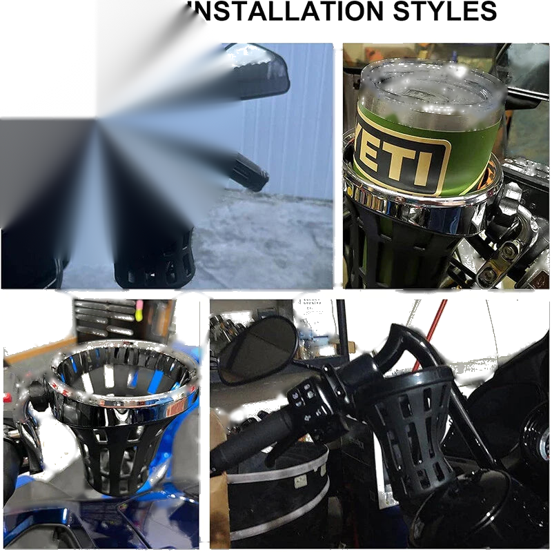 Honda Gold Wing GL1800 Motorcycle Drink Holder Cup Holder Kit (2001-2017)
