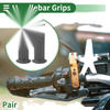 Motorcycle 25mm Hand Grips Cover TPU Gray