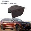 BMW X7 Dark Brown Center Console Cover with Storage Bag (2019 - 2024)