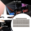 Car Boat Truck RV Motorcycle 100 Pcs Micro Fuse 7.5A Blade Fuse