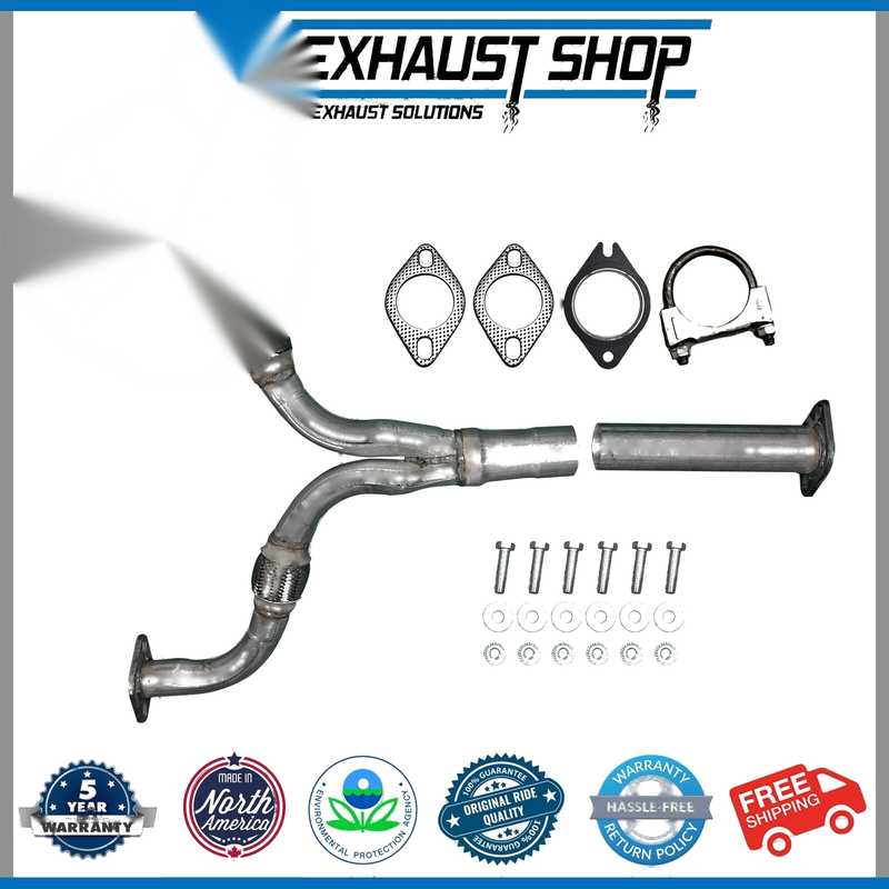 FITS: 03-08 INFINITI G35/M35/350Z 3.5L FRONT FLEX Y PIPE REAR WHEEL DRIVE