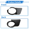 BMW M5 Base 5.0 Front Bumper Fog Light Covers (2000-2003)