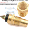 Car Engine Cooling - Hexagonal Nut Electric Fan Thermostat Switch