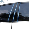 Honda Civic 6 x Black Pillar Post Cover Trims (2022)