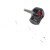 License Plate Black Chopper (M6) 4 x Skull Screws (2010-2023)
