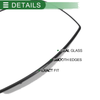 Ford EcoSport Left Side White Mirror Glass w/ Back Convex Heated (13-23)