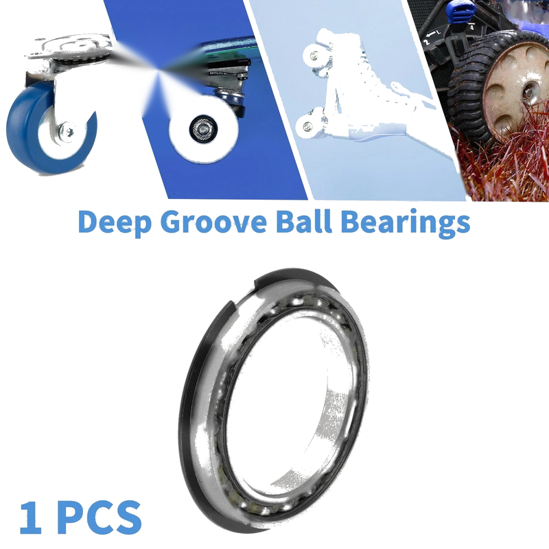 Scooter Skateboard Wheel Deep Groove Ball Bearings P0 / 65x90x13mm