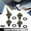 Ford Focus M14x1.5 Oil Drain Plug Set (4) with Washer (2000-2018)