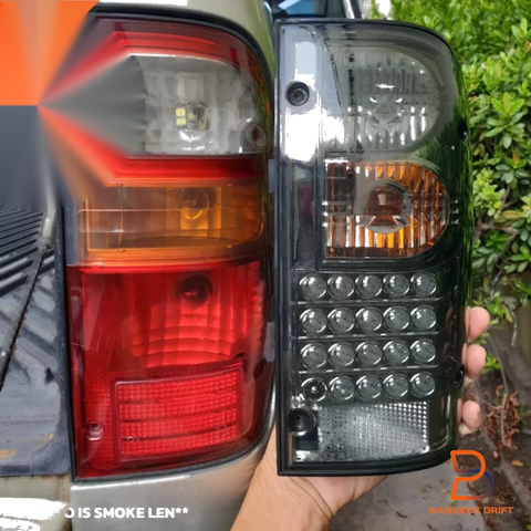 Toyota Hilux Ute LN167 SR5 Smoked LED Tail Lights Pair (1997-2004)