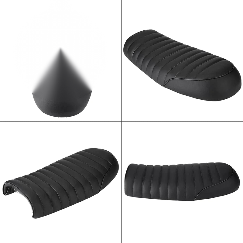 CB Yamaha XJ Black Motorcycle Cafe Racer Vintage Saddle Seat