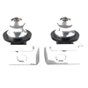Honda CB650R Silver Moto Chain Adjustment Bracket Screws (2019-2023)