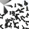 ATV UTV 100pcs Car Plastic Rivets Fastener Fenders Bumper Push Pin Clips