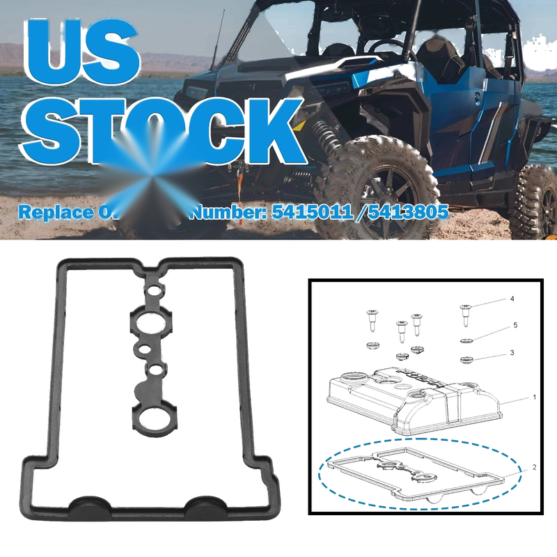 Polaris RZR Ranger 1000 Valve Seal Cover (2015–2019)