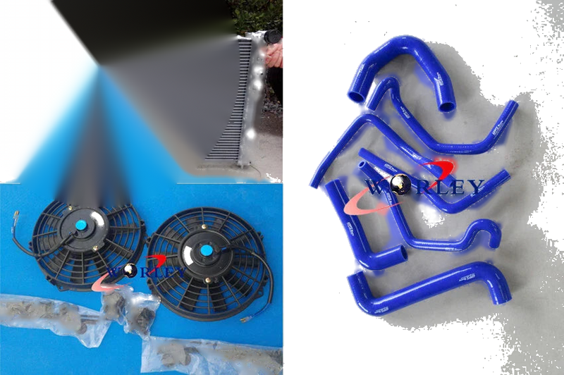 Holden Commodore VT VX VU HSV V8 GEN3 LS1 Aluminum Radiator & Fans (1997-2007)