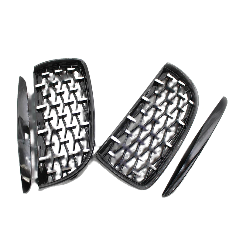 BMW E90 Black Frame & Chrome Grille (2005-2008)