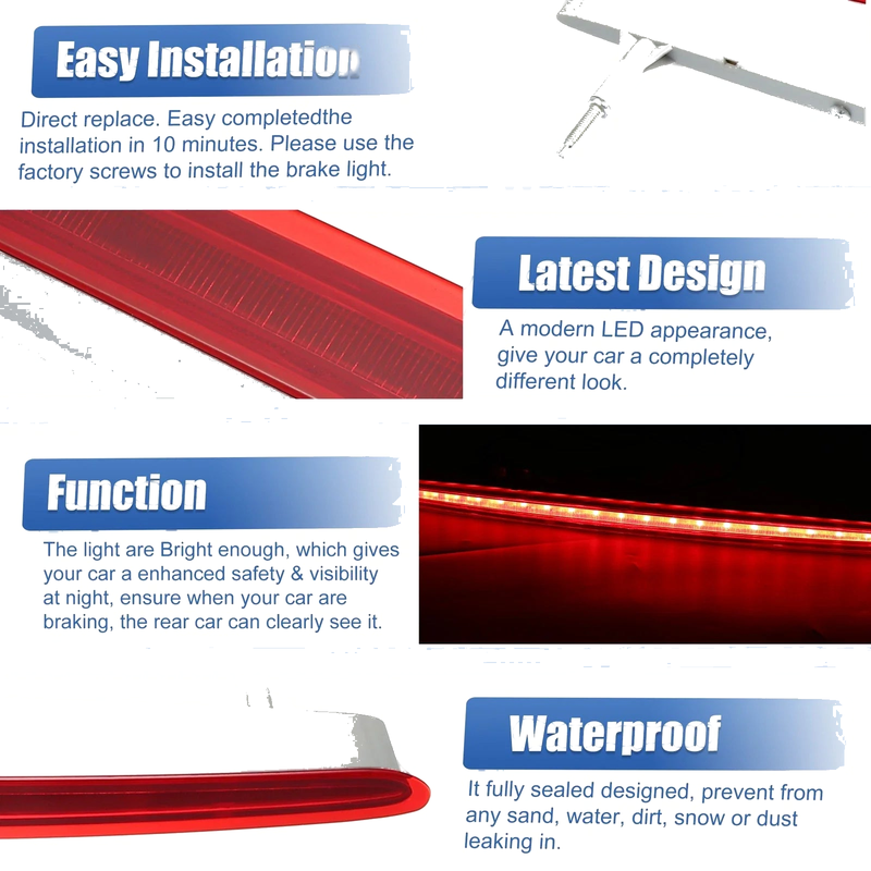 BMW 1 Series High Level Rear Brake Stop Light Red