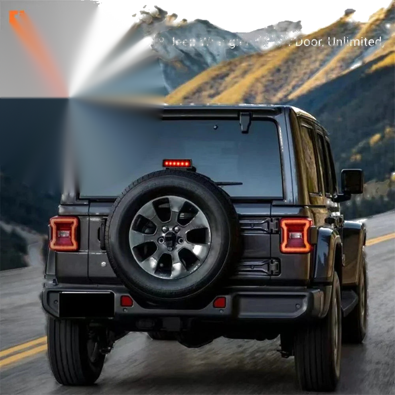 Jeep Wrangler Smoked LED Third Tail Brake Light (2007-2018)