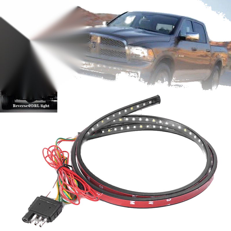 Pickup Truck LED Strobe Tailgate Brake Signal Light Strip