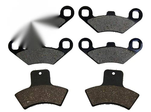 Polaris Scrambler 500 Front & Rear Semi-Metallic Brake Pads (1998–2004)