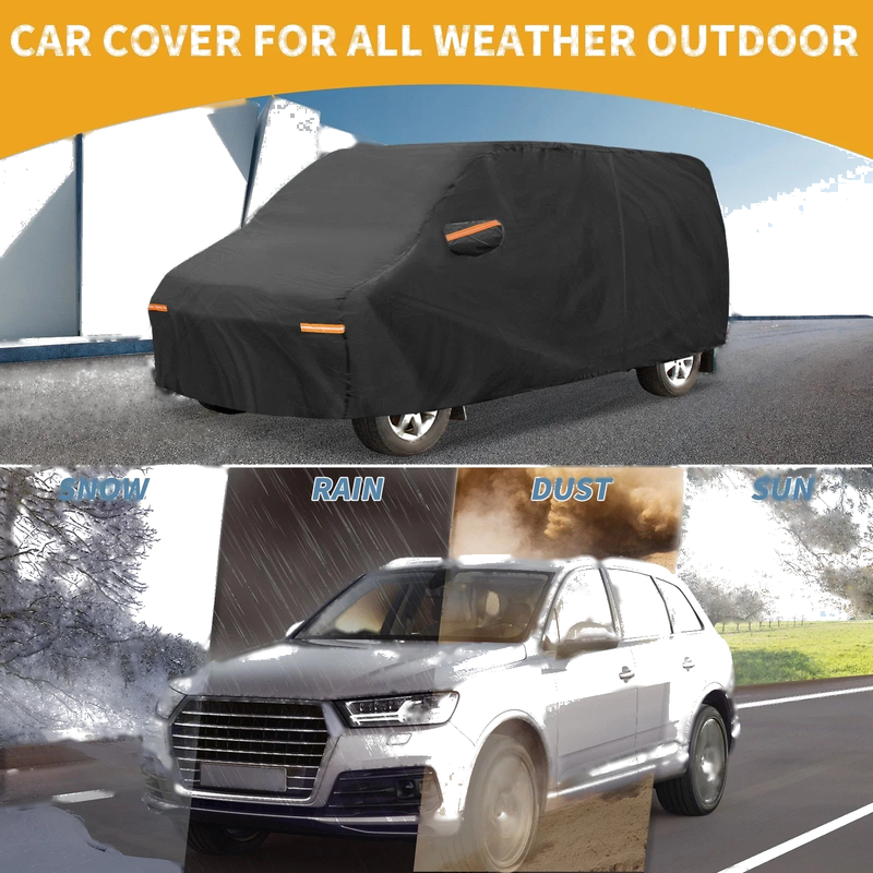 Ford E-Series Black 190T-PU All Weather Car Cover