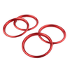Audi A3 S3 Red Chrome AC Vent Outlet Ring Sticker (2012-2019)