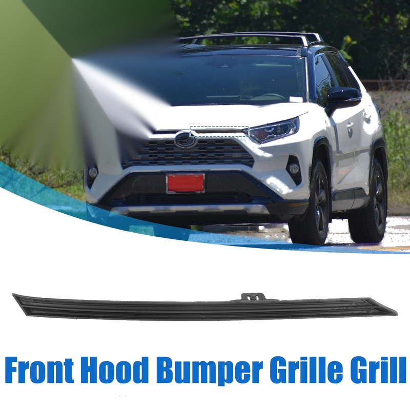 Toyota RAV4 Front Hood Bumper Grille Black (2019–2022)