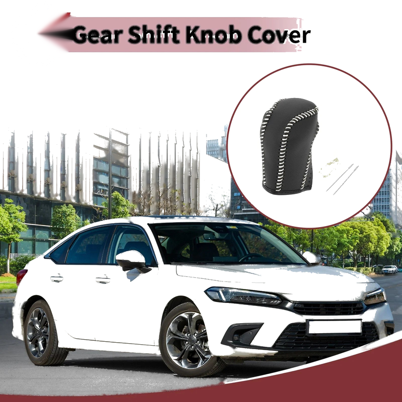 Honda CR-V Beige Faux Leather Gear Shift Knob Cover (2023)