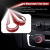 Toyota RAV4 Red AC Climate Control Knob Trim Covers (2019-2021)