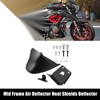 Harley Davidson Matte Black 1 Set Lower Spoiler Chin Fairing