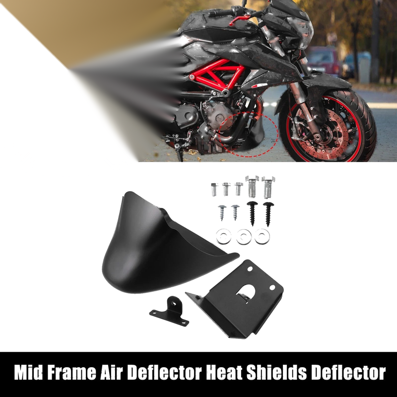 Harley Davidson Matte Black 1 Set Lower Spoiler Chin Fairing