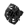 Fastening Securing Clip 2 x ABS Black Clip