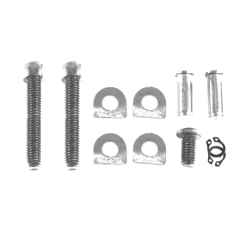 Harley Softail Slim Chrome Passenger Foot Pegs Mount Clevis Kit (2012-2017)