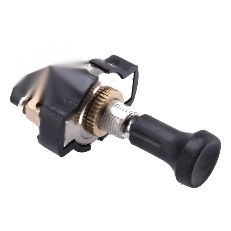 Vehicle 12V 0.31" Thread Mount Push-Pull Switch