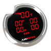 Car - BAR & PSI Sensors 52mm Dual Air Suspension Pressure Gauge (NPT)